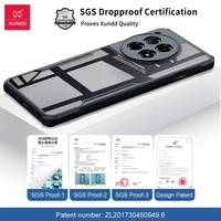 Xundd pour OnePlus ACE 3 étui antichoc Airbag pare-chocs protection TPU et acrylique couverture arrière transparente pour Oneplus ACE 5 Pro étui