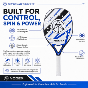 Raqueta de Tenis Playa Personalizada al por Mayor, Fábrica OEM, Raqueta de Tenis Playa 2026, Nuevo Diseño - Product Image 4