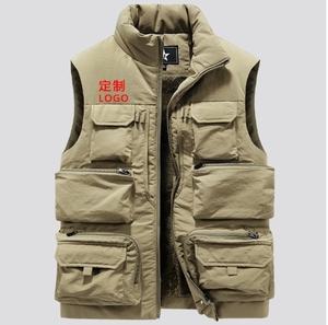 Soldes Exceptionnelles : Gilet Homme d'Extérieur - Veste Multi-Poches Coupe-Vent pour la Pêche, l'Escalade et la Randonnée - Tenue Décontractée - Product Image 4