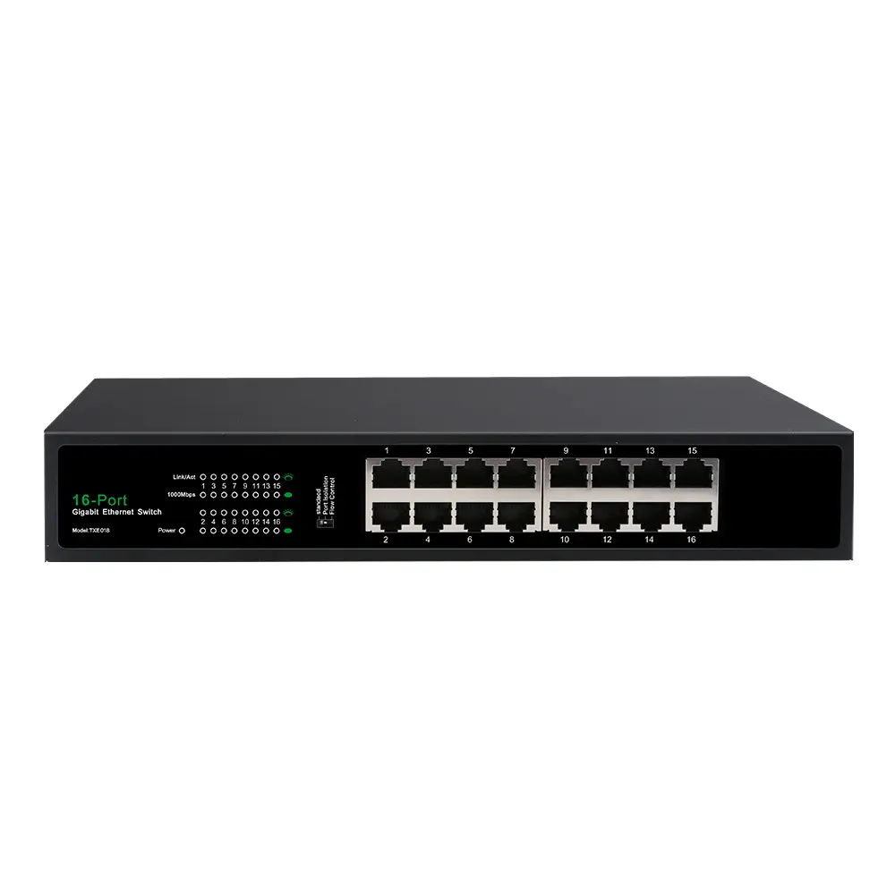 Direto Da fábrica 10/100 Portas Poe Switch de Rede 1000mbps Poe Switch 16 10/100/1000mbps de Uplink