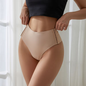 Tanga Sexy para Mujer, Ropa Interior Elástica Invisible, Braguitas Bikini, Tanga, Lencería, Cintura Alta, Sin Costuras - Product Image 2