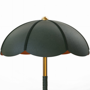 Hiện đại sáng tạo đánh bóng cơ sở đồng thau đèn cạnh giường ngủ với kết cấu da mái vòm bóng râm cho phòng ngủ hoặc phòng khách bảng ánh sáng - Product Image 6