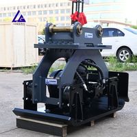 Plaque de nivellement latérale Ligong, compacteur hydraulique pour le compactage du sol et le nivellement du terrain, pour excavatrices de 1 à 50 tonnes