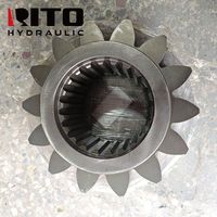 Ingranaggio Pignone di Rotazione RITO 2404-1065 per Escavatore, Parti di Macchinari Edili, Ingranaggio Pignone a 14 Denti per Doosan Solar 340LCV