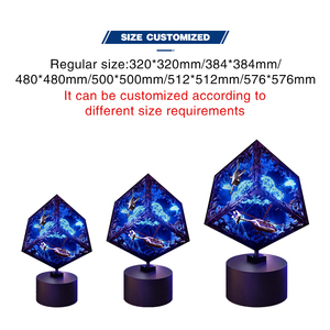 Pantalla LED en Forma de <span class=keywords><strong>Cubo</strong></span>, <span class=keywords><strong>Cubo</strong></span> Mágico, Señalización Electrónica Impermeable, Publicidad Interior, Pantalla LED Creativa de 4 Lados - Product Image 5