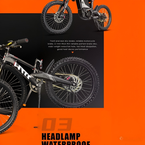 Motocicleta Todoterreno R1 Premium con Marco de Aluminio Forjado, Neumáticos de 70 100 19 Pulgadas, Función Personalizable por Aplicación, Equipada con 72v de Alto Rendimiento - Product Image 3