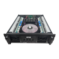 Amplificateur de classe TD, 4 canaux, 2000W par canal, amplificateur haute puissance, adapté aux grandes performances scéniques, impédance de 8 ohms