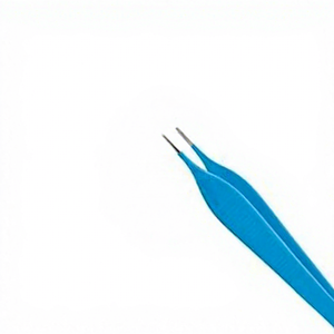 Pinzas Bipolares Adson Reutilizables de Plástico y Reconstrucción, con Encaje Europeo, Puntas de Aleación Plateada con Recubrimiento Azul, Pinzas para Reparación de Nervios - Product Image 3