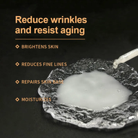 Répare la peau Anti-âge sérum au collagène pour le visage éclaircissant et rétrécissant l'essence des pores acide ascorbique raffermissant 5 en 1 sérum pour le visage