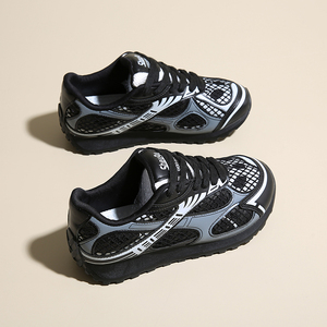 Zapatillas de deporte de diseñador de alta calidad para mujer, zapatos de estilo para caminar iluminados para otoño, zapatillas ligeras de PU a la moda, Dropshipping - Product Image 2