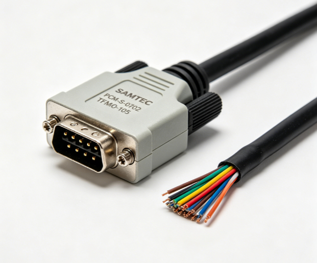 PCM-S-0702 Right Angle SAMTEC TFM-105 10Pin Flying Lead I/O Cable for Teledyne DALSA Genie Nano GigE Machine Vision Camera