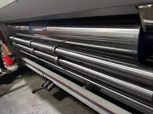 Máquina Automática de Impresión Flexográfica de 4 Colores, Troquelado y Plegado de Cartón Corrugado, Transferencia al Vacío, Fabricación de Cajas de Cartón, Impresión y Ranurado - Product Image 2