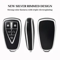 Housse de clé de voiture en TPU à 5 boutons pour Changan CS35 PLUS CS75PLUS CS55PLUS Eado UNI-T Oushang X5 X7 EV Noir Haute Qualité