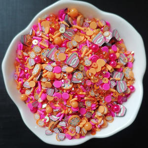 1kg DIY Craft Slime Sprinkles Tasse à café Donuts Candy Dot <span class=keywords><strong>Confetti</strong></span> Sequin Beads Mix Polymer Clay Sprinkles Slices Slices - Product Image 6
