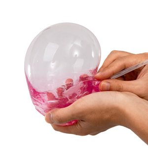 Encantadora masilla de cristal transparente de melocotón ecológico DIY Slime para niños - Product Image 2