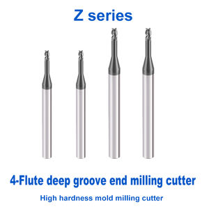 Pisau Frais End Mill Karbida Alur Dalam Presisi Tinggi 4-Flute Keras 4-6mm, ODM OEM Kustom dari Produsen Langsung - Product Image 2