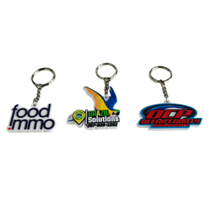 Customised Oem Custom No Minimum logo Rubber 3d Soft Pvc Keychain Rubber Key Ring - Product Image 3
