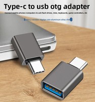Adaptateur OTG Type-C vers USB3.2, câble en alliage d'aluminium pour phablet, clé USB, disque dur, casque, souris, adaptateur USB 3.2 pour téléphone portable