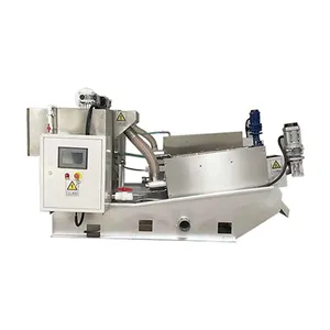 No bad smell Sealed system 578kg/h to 960kg/h QTE-2500L Dehydrating Belt Press