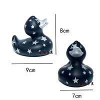 YIWUPOWER - Pato de Vinilo Flotante de 9 cm con Estampado de Unicornio y Leopardo, Juguete para Niños, Pato para Baño, Regalos de Pascua