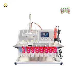 Most popular 250ml 500ml 1000ml spout pouch bag filling capping machine for food factory