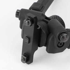 Bipod de support tactique télescopique extérieur avec support extensible rotatif à <span class=keywords><strong>360</strong></span> degrés pour accessoires de chasse - Product Image 3