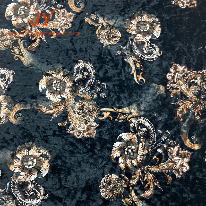 10 м Moq цифровая печать специальный узор шелк бархат ткань бархат цена за метр цветочный принт ткань индивидуальный дизайн