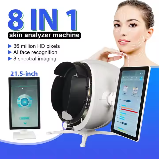 2025 Hot Portable Smart 3D Face Scanner Camera Facial Test Skin Analysis Skin Analyzer Machine with Large Screen