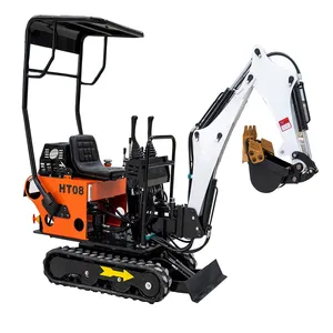 Escavadeira hidráulica 800kg digger escavadeira mini Koop 192F Euro V motor