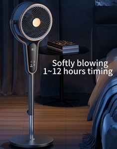 Smart APP/Voice/Remote Control Brushless Metal Stand Fan Adjustable Height Aromatherapy 24H <b>Timer</b> Pedestal Air Circulator Air Ci - Product Image 3