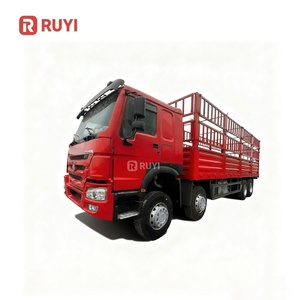 Truk Sinotruck Howo 4x2 300Hp 6 Roda Setir Kanan Bekas dari Cina, Truk Box Kargo untuk Kustomisasi - Product Image 1