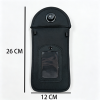 Pochette de téléphone verrouillable personnalisée en néoprène avec boucle magnétique, sac Faraday anti-ondes pour l'école