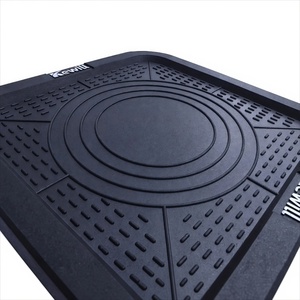 Tapis d'haltères de fitness Tampon en caoutchouc Plate-forme d'haltérophilie Empêcher la barre de rouler Tampon de choc arbell domestique - Product Image 2