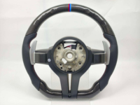 Volant en cuir et fibre de carbone pour BMW F10 F20 F30 F32 F36 F80 F82 F11 F18 F25 F22 M3 M4 M Sport