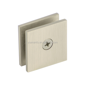 Bisagras ANFU de latón pulido de doble cara de <span class=keywords><strong>180</strong></span> <span class=keywords><strong>grados</strong></span>, las más vendidas, para puertas de ducha, con clip de fijación de <span class=keywords><strong>vidrio</strong></span>, carga máxima de 45 kg - Product Image 2
