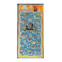 Pegatinas de Cristal Epoxi con Personajes de Dibujos Animados, Mini Calcomanías 3D con Efecto Brillante para Decorar Diarios, Teléfonos y Manualidades