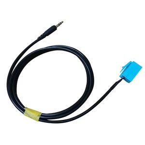 Adaptateur de câble d'entrée Aux de 3.5mm pour VW Audi Becker pour <span class=keywords><strong>Blaupunkt</strong></span> 8Pin Mini Port de changeur de <span class=keywords><strong>CD</strong></span> ISO - Product Image 2