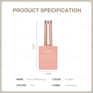 JTING Bộ 12 Màu Sơn Móng Tay Gel Phản Quang Disco Kim Cương Lấp Lánh Lấp Lánh Kim Cương Lấp Lánh Phổ Biến OEM - Product Image 6