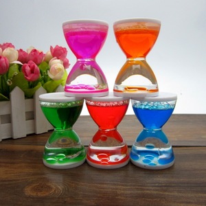 Minuteur créatif en forme de gourde à effet de goutte d'huile, en acrylique et cristal, ornement, cadeau pour étudiant, décoration d'anniversaire et de remise de diplôme - Product Image 3