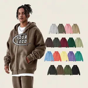 Professioneller Hersteller Herren Schwere Baumwolle Hoodies lockere lange Hosen individuelles Jogging-Anzug-Set