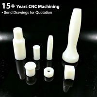 Usinage de pièces en plastique CNC de précision, service de traitement de pièces POM sur mesure, composants de poignée d'instrument de beauté personnalisés
