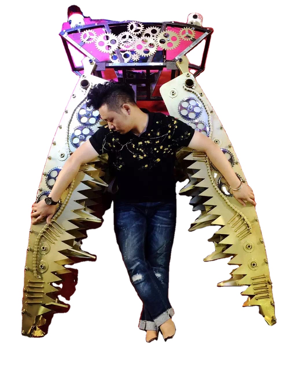 Этап фокусы Профессиональное исполнение этап Иллюзия оборудование Тигр обрезной станок