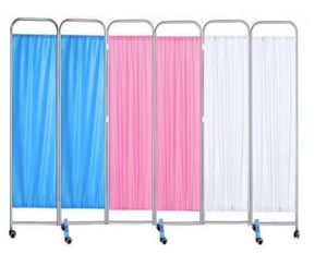 Partisi Rumah Sakit Baja Anti Karat Terlaris, Layar Lipat Empat Panel Medis - Product Image 5