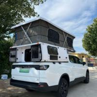 Mini-caravane hybride directement de l'usine pour le camping tout-terrain, petite maison pliante, camion-camping-car