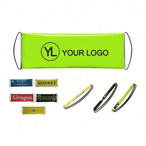 Custom Logo Hand <b>Roller</b> Display Handheld Cheering Flag Retractable Scrolling Banner for Advertising - Product Image 1