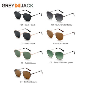 แว่นกันแดดทรงนักบินสำหรับผู้ชาย กรอบโลหะสีดำ เลนส์โพลาไรซ์ UV400 TAC ระดับ 2 สำหรับกิจกรรมกลางแจ้ง - Product Image 4