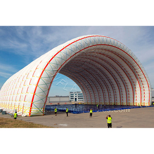 Tente de réception modulaire <span class=keywords><strong>gonflable</strong></span> grand format, imperméable, pour extérieur, avec pompe à air électrique, style industriel, pour hélicoptères - Product Image 1