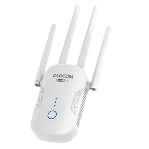 Amplificador extensor de wi-fi QLOCOM COMFAST 5G Wi-FI de longa distância 2.4G sem fio repetidor wi-fi 1200mbps roteador de reforço wi-fi