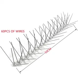 Long Leg Bird Control Spikes Polycarbonate Anti Birds And Cat Spike Protection