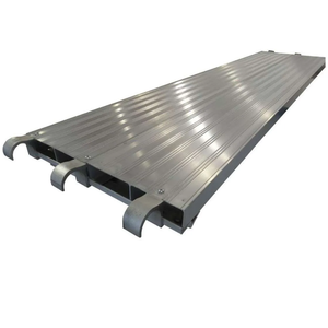 7 pies. X Tablones de andamio de aluminio fabricados de 19 pulgadas Plataformas de aluminio Cubiertas de aluminio - Product Image 1